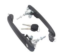 HLWXMDZ 2 MANIJAS DE PUERTA DELANTERAS IZQUIERDA Y DERECHA CON 2 LLAVES IGUALES PARA POLO 6N 6N1 6N2 PARA SHARAN 6N0837207C/D Tiradores Exteriores De Coche