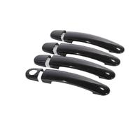 HLWXMDZ Cubiertas De Manijas De Puerta Cromadas En Negro Brillante Para VW Para Polo 2004 2005 2006 2007 2008 2009 Repuestos Para Coches(Model 1)