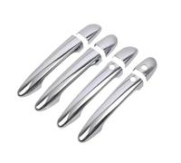 HLWXMDZ Embellecedor Cromado Negro Brillante Para Manijas De Puerta De Coche Para Mazda 2 2008-2019 3 2010-2019 6 2007-2019 Repuestos Para Coches(Silver 2 buttons)