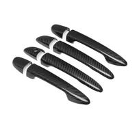HLWXMDZ Embellecedores Adhesivos Para Manijas De Puerta De Auto Para Mazda 3 2.ª Generación BL MK3 Para Axela 2009 2010 2011 2013 Repuestos Para Coches(Carbon no button)