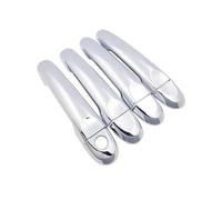 HLWXMDZ Embellecedores Cromados Para Manijas De Puerta De Coche Para Nissan Para Tiida Para Pulsar C12 MK2 2012-2019 Repuestos Para Coches(Handle No Button)