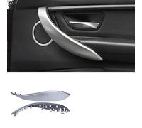 HLWXMDZ Manijas De Puerta Interior De Coche Cubierta De Reemplazo Conjunto De Manija De Puerta De Coche Para 3 4 Series F30 F36 M3 320i 335i 340i 330i (Outer Silver 2-door)