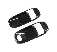 HLWXMDZ Para Jeep Para Wrangler JL Para Gladiator JT 2018-2023 Manija Interior De La Puerta Del Coche Pegatina De Cuenco Decoración Cubierta Embellecedora (Carbon Fiber pattern-2Doors)