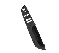 HLWXMDZ Para Serie 3 E90 E91 316 318 320 325 328 2005-2012 RHD Interior Frontal Puerta Del Conductor Reposabrazos Tirador Panel Cubierta (RHD Black-A2)