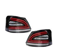HLWXMDZ para Toyota para Vios 2008 2009 2010 2011 2012 2013 Luces Traseras Freno De Conducción Señal De Giro Conjunto De Luz Trasera De Automóvil Luz Trasera del Parachoques(Clear Lens)