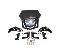 HLWXMDZ para Yamaha WR450F YZ250F XT250X XT600 TTR250 Carenado De Faro para Motocicleta Faro para Motocross De Cross(Black)