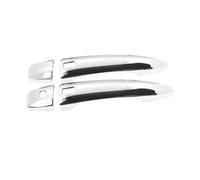 HLWXMDZ Pegatinas Para Manijas De Puerta Exteriores Para Nissan Para Juke F16 2 2020 2021 2022 2023 Repuestos Para Coches(Chrome 2 Hole)