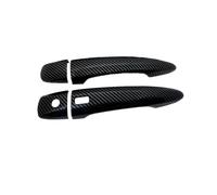 HLWXMDZ Pegatinas Para Manijas De Puerta Exteriores Para Nissan Para Juke F16 2 2020 2021 2022 2023 Repuestos Para Coches(Carbon 1 Hole)