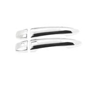 HLWXMDZ Pegatinas Para Manijas De Puerta Exteriores Para Nissan Para Juke F16 2 2020 2021 2022 2023 Repuestos Para Coches(Chorme 1 Hole)