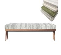 HLXHG Cojín a Medida para Asiento De Ventana,Cojín para Banco De Interior Y Exterior,Almohadilla Antideslizante Comodidad Extraíble para Banco De Comedor para Muebles Jardín,Negro