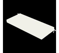 HLXHG Cojín de Banco de 5 Cm De Grosor Impermeable para Exteriores, Cojín de Asiento Banco Antideslizante Cojín de Asiento, Cojín de Banco con Cremallera para Muebles de Jardín,Blanca,80x40x5cm