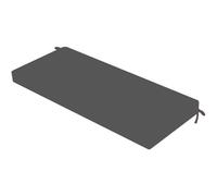 HLXHG Cojín de Banco de 5 Cm De Grosor Impermeable para Exteriores, Cojín de Asiento Banco Antideslizante Cojín de Asiento, Cojín de Banco con Cremallera para Muebles de Jardín,Gris,130x55x5cm
