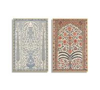 HLYEHDIAD - Lienzo decorativo para pared, diseño de mezquita islámica, vintage, arquitectura, lienzo, pintura musulmana, póster de pared, impresión artística para sala de estar, decoración del hogar