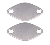 Hlyjoon 2 Pcs Placa de Bloque de Obturación de Válvula EGR, Placa de Válvula EGR con Junta para Espace Laguna Master Trafic Movano 2.2 2.5 DCI