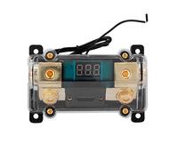 Hlyjoon ANL Power Fuse Holder 150A 200A 250A con pantalla LED Bloque de fusibles de distribución estéreo deo para el automóvil para el vehículo de la nave del automóvil(250A)