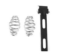 Hlyjoon Conjunto de Soporte de Muelles de Asiento de Motocicleta de Acero Inoxidable Conjunto de Soporte de Montaje Solo Bobber Apto para Bobber
