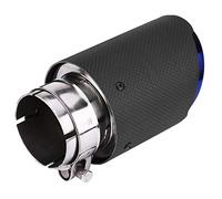 Hlyjoon Motocicleta Tubo Silenciador de Escape Intermedio Trasero Modificación del Motor de la Manguera de Enlace de Enlace Conector Adaptador de Cola para 63mm 89mm Universal Terminal