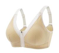 HLYLDL Cierre Frontal con Cremallera Sujetador sin Aros para Todos los días para Mujer Soporte de compresión postoperatorio con Correas Ajustables