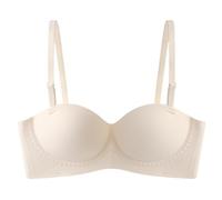 HLYLDL Sujetador con Correa de Hombro extraíble para Mujer Bandeau con Soporte inalámbrico Sujetadores Minimizer cómodos sin Costuras sin Forro