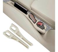 HLYZDBY 2 Piezas Rellenos Espacio Asiento Coche para Alfa Romeo 156 1997 1998 1999 2000 2001 2002 2003, Organizador para Asiento de Coche Relleno de Huecos para Coche,B-White