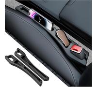 HLYZDBY 2 Piezas Rellenos Espacio Asiento Coche para Citroen C3 I 2002 2003 2004 2005, Organizador para Asiento de Coche Relleno de Huecos para Coche,B-Black