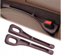HLYZDBY 2 Piezas Rellenos Espacio Asiento Coche para Fiat Panda II 4x4 Hatchback 2004 2005 2006 2007 2008 2009 2010, Organizador para Asiento de Coche Relleno de Huecos para Coche,A-Brown