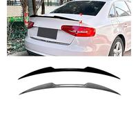 HLYZDBY Alerón Trasero para Audi A4 S4 B8 2009-2016, Spoiler Wing Alerón Trasero De Techo Spoiler Wing Antiarañazos Tuning Accesorios Coche,Glossy Black