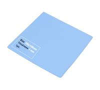 HLziy Pad Térmico (100 x 100 x 1,0 mm) - Almohadillas térmicas de silicona reutilizables para refrigeración de SSD, CPU, GPU, LED, IC, protección contra desigualdades