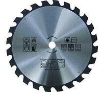 HM - Hoja de sierra circular (100 x 30 mm, 24 dientes, para madera y plástico, compatible con todas las sierras circulares comunes como sierras de mesa, sierra circular de mano y sierra para madera