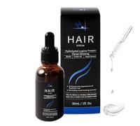 HM - Suero para el crecimiento del cabello con biotina, aceite de ricino, aminoácidos y proteína de altramuz, evita daños y pérdida de cabello, suero de cuero cabelludo para cabello más completo y