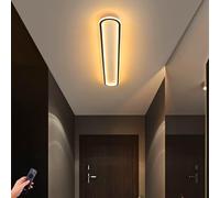 HMAKGG Plafón LED Techo Largo 120cm, Lampara Techo Moderno con Mando para Soggiorno/Cocina/Pasillo, Regulable ＆ 3000K/4000K/6000K, 50W 4000LM, Metallo