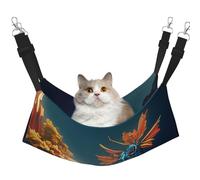 HMBGFW Cliffs in The Sun - Hamaca colgante reversible para gatos, suave, transpirable, con cama colgante de doble cara para perros pequeños y conejos