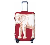 Hmbgfw Funda protectora de equipaje de viaje con bandera de soberanía siamesa, se adapta a maletas de 45,7 a 81,3 cm, accesorios de viaje, Negro -, L