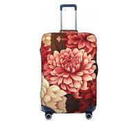 Hmbgfw Funda protectora de equipaje de viaje con flores que florecen gradualmente, se adapta a maletas de 18 a 32 pulgadas, accesorios de viaje, Negro -, M
