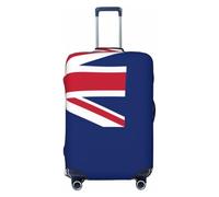 Hmbgfw Funda protectora para equipaje de viaje con bandera de Nueva Zelanda, se adapta a maletas de 45.7 a 81.3 cm, accesorios de viaje, Negro -, S