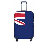 Hmbgfw Funda protectora para equipaje de viaje con bandera de Nueva Zelanda, se adapta a maletas de 45.7 a 81.3 cm, accesorios de viaje, Negro -, XL