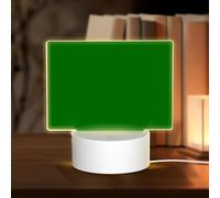 HMBGFW Greener - Luz nocturna rectangular acrílica con 3 modos de luz, puerto USB, perfecta para dormitorios y baños