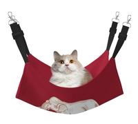 HMBGFW Hamaca colgante reversible para gatos con bandera de soberanía siamesa, suave, transpirable, con cama colgante de doble cara para perros pequeños y conejos