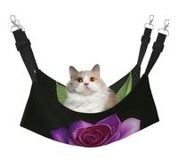 HMBGFW Roses in Bloom - Hamaca colgante reversible para gatos, suave, transpirable, con cama colgante de doble cara para perros pequeños y conejos