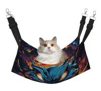 HMBGFW The Dragon's Roar - Hamaca colgante reversible para gatos, suave, transpirable, con cama colgante de doble cara para perros pequeños y conejos