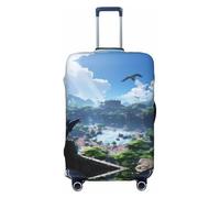 Hmbgfw The Forgotten Kingdom - Funda protectora para equipaje de viaje, se adapta a maletas de 18 a 32 pulgadas, accesorios de viaje, Negro -, M