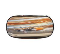 HMBGFW The vastness of the universe. Bonito estuche para lápices, color rosa y negro, diseño de impresión completa, tela Oxford 300D