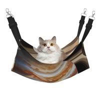 HMBGFW The Vastness of The Universe. Hamaca colgante reversible para gatos, suave, transpirable, con cama colgante de doble cara para perros pequeños y conejos