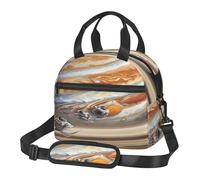 HMBGFW The vastness of the universe. Lonchera aislada para mujer, duradera, impermeable y portátil, lleva correas cruzadas