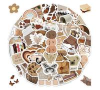 HMCEY 120 Piezas Pegatinas Vintage Scrapbooking,Pegatinas Portatil Aesthetic,Pegatina Decorativas Album Fotos,Laptop Stickers Bullet Journal,Scrapbooking Materiales Journaling para Maletas, Bcicleta