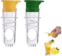 HMCEY 2 Unidades Exprimidor de Limones Manual,Lemon Squeezer,Espremedor Citrinos,Orange Squeezer Manual,Exprimidors de Limas,Exprimidors de Naranjas Plastico,Prensa de Limones para Cocina, Bares