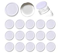HMCEY 20 PCS Tapas Botes Conservas Cristal 70 MMTapa para Tarro Conserva,Tapas Botellas Cristal,Tapa Vasos Yogurtera,Jar Cover,Tapa para Latas de Refresco Universales para Tarros de Almacenamiento