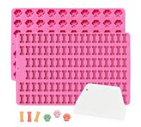 HMCEY 3 Piezas Moldes de Silicona Huesos,Moldes Gominolas Reutilizable,Molde de Silicona para Postres,Formas para Gomas,Molde Tarta Mousse Antiadherente para Reposteria,Chocolate,Tarta Fondant