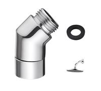 HMCEY Codo Alcachofa Ducha 135 Grados,Adaptador Ducha de Mano,Adaptador Cabezal Duchas,Adaptadors de Manguera,Adaptadors de Alcachofa de Duchas,Conector de Brazo de Duchas Móvil para Interfaz