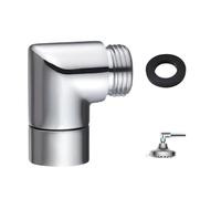HMCEY Codo Alcachofa Ducha 90 Grados,Adaptador Ducha de Mano,Adaptador Cabezal Duchas,Adaptadors de Manguera,Adaptadors de Alcachofa de Duchas,Conector de Brazo de Duchas Móvil para Interfaz